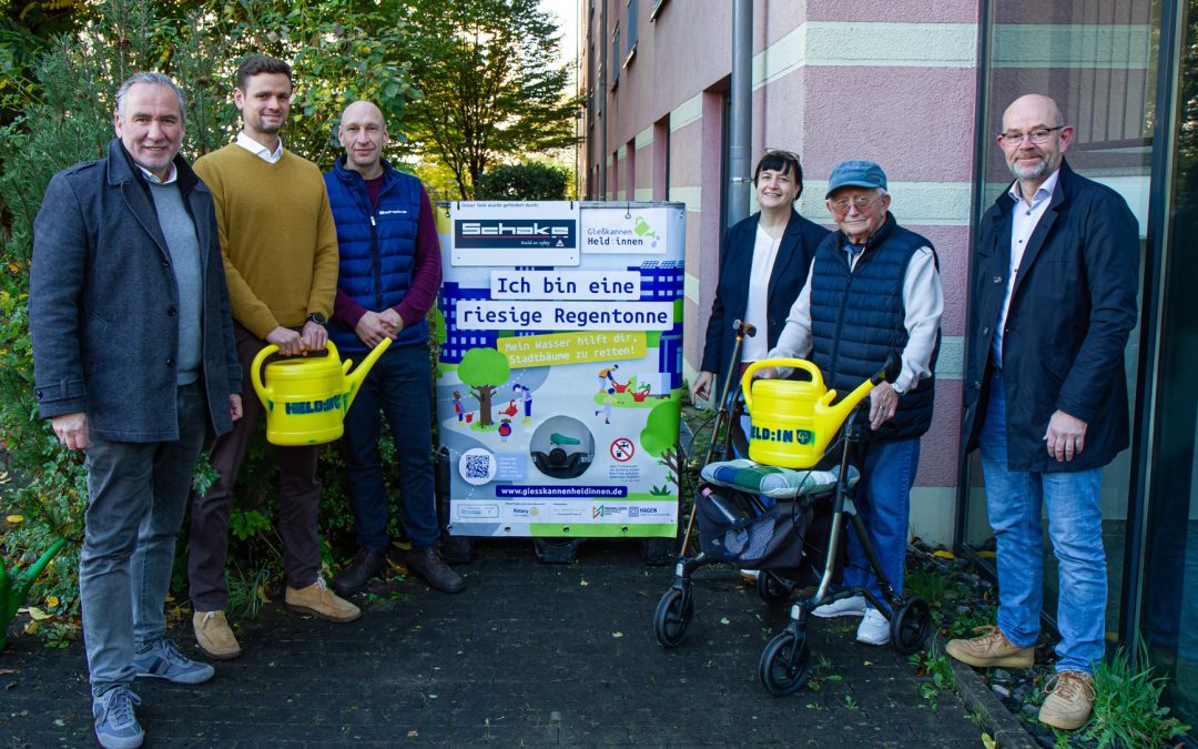 Sechs neue Regenretter im Stadtgebiet